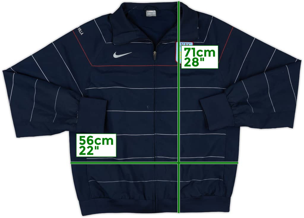 2008-09 Aston Villa Nike Track Jacket - 6/10 - (L)