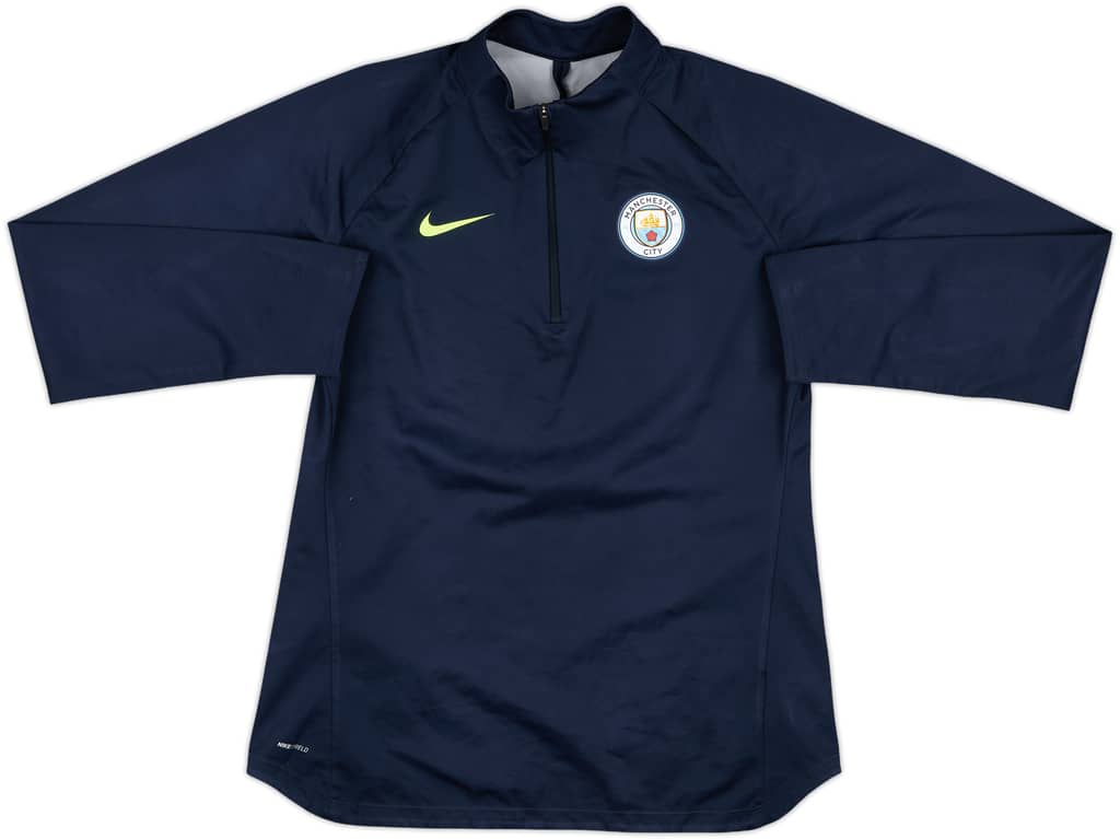 2018-19 Manchester City Nike 1/4 Zip Drill Top - 8/10 - (Women's S)