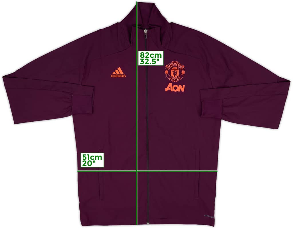 2020-21 Manchester United adidas Track Jacket - 10/10 - (M)