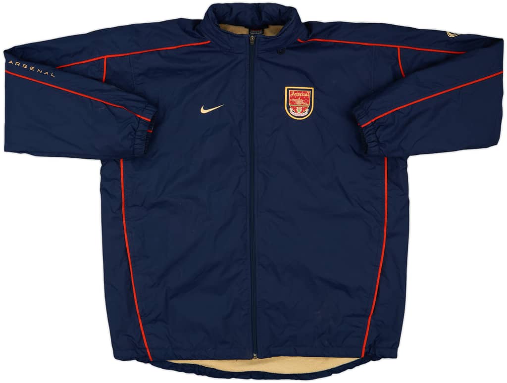 2001-02 Arsenal Nike Hooded Rain Jacket - 8/10 - (L)