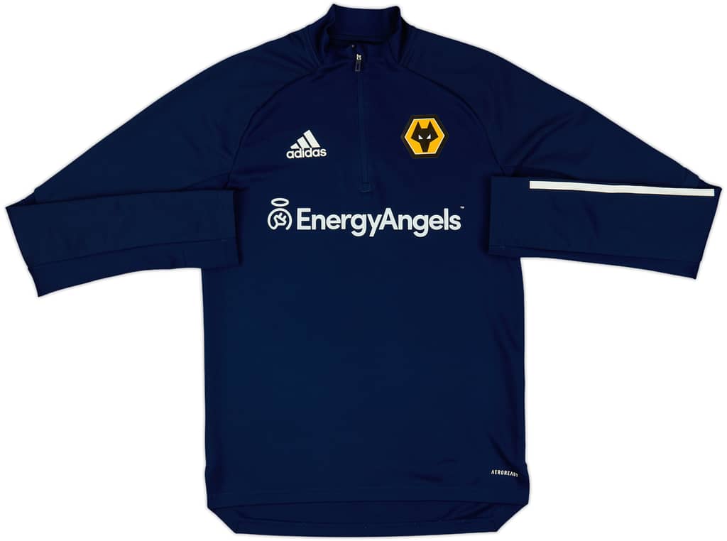 2020-21 Wolves adidas 1/4 Zip Drill Top - 7/10 - (XS)