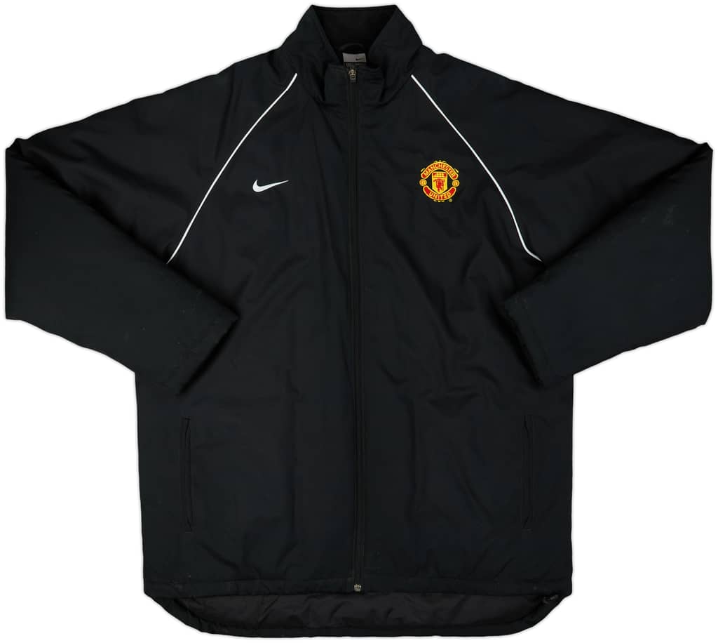 2004-05 Manchester United Nike Padded Bench Coat - 6/10 - (L)