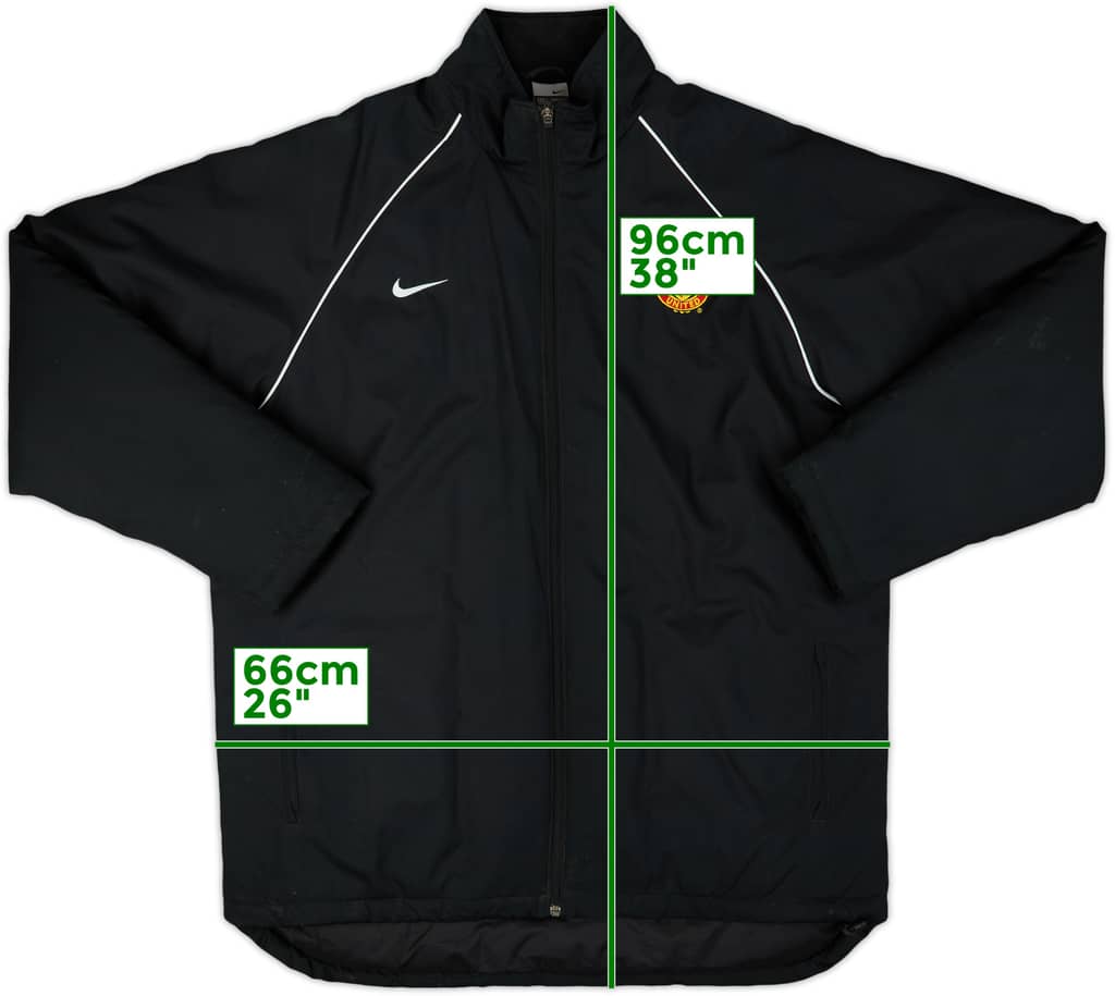 2004-05 Manchester United Nike Padded Bench Coat - 6/10 - (L)