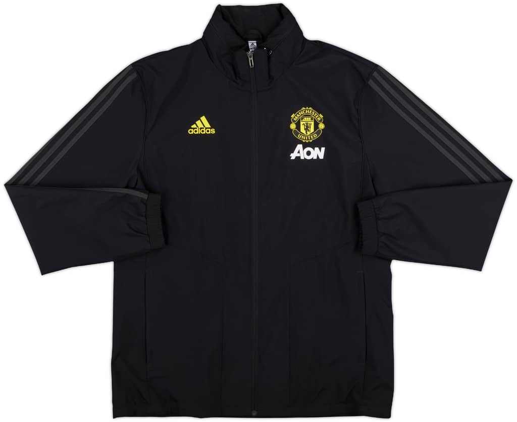2019-20 Manchester United adidas Hooded Rain Jacket - 9/10 - (L)