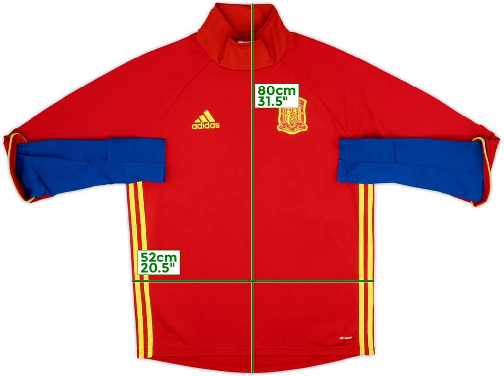 2015-16 Spain adidas Drill Top - 9/10 - (L)