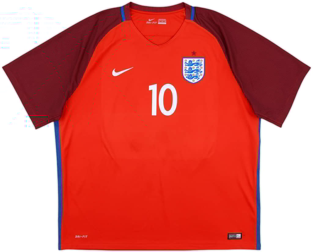 2016-17 England Away Shirt Rooney #10 - 8/10 - (3XL)