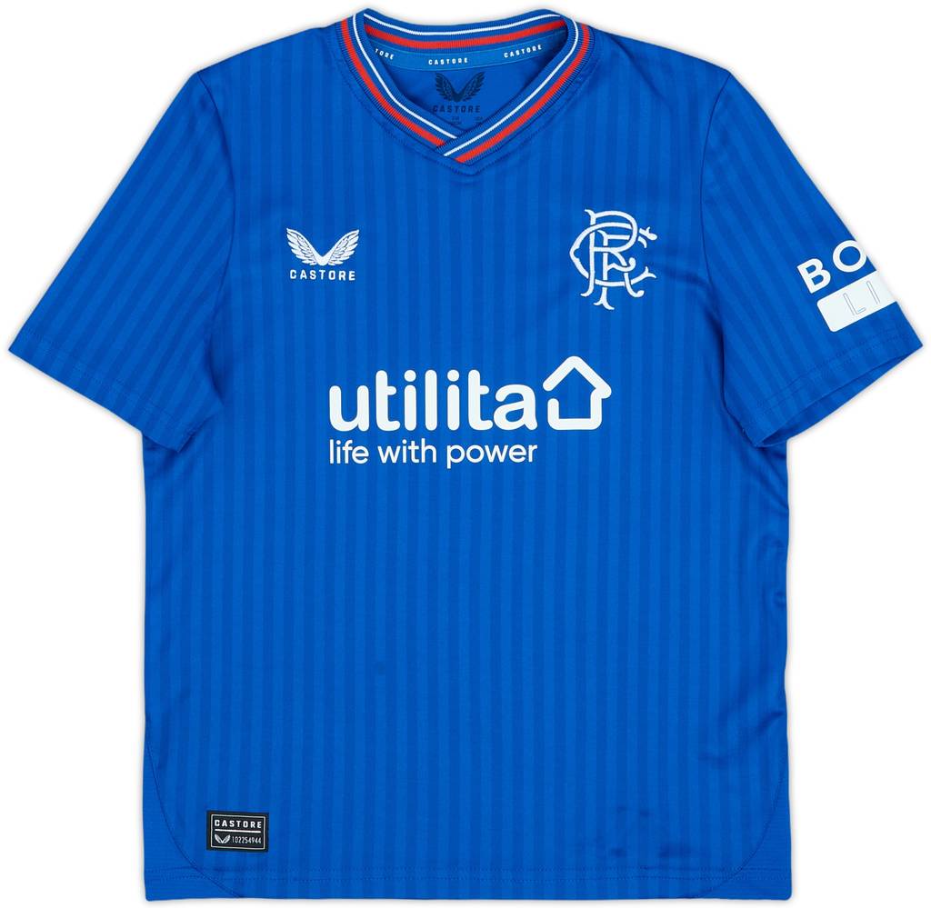 2023-24 Rangers Home Shirt - 8/10 - (M.Boys)