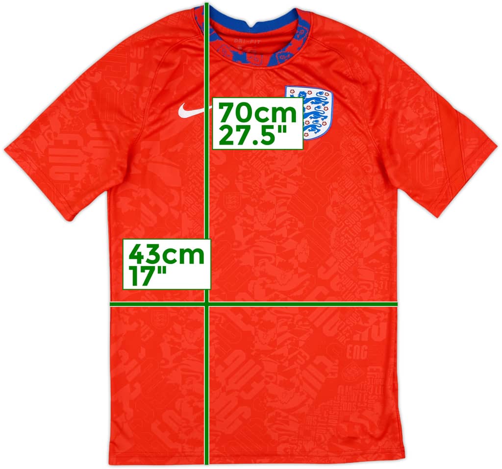 2020-21 England Nike Training Shirt - 10/10 - (S)