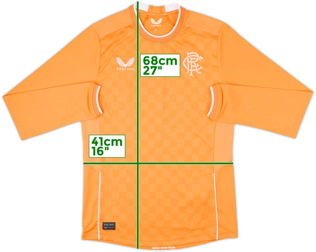2021-22 Rangers GK Shirt - 8/10 - (S)