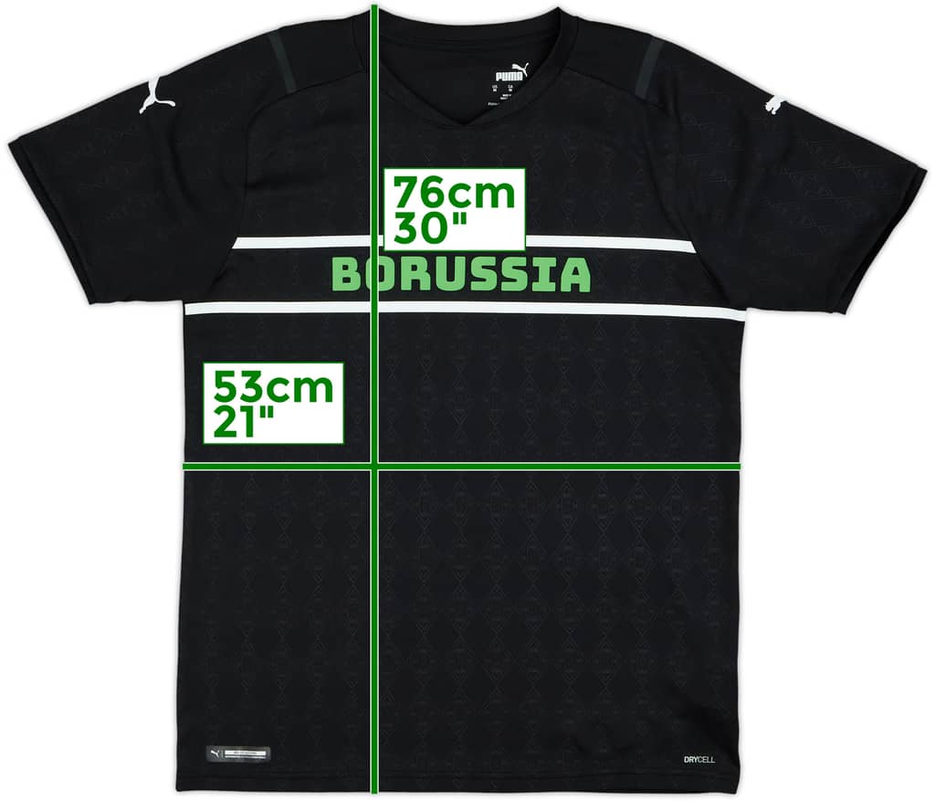 2021-22 Borussia Monchengladbach Third Shirt - 9/10 - (M)
