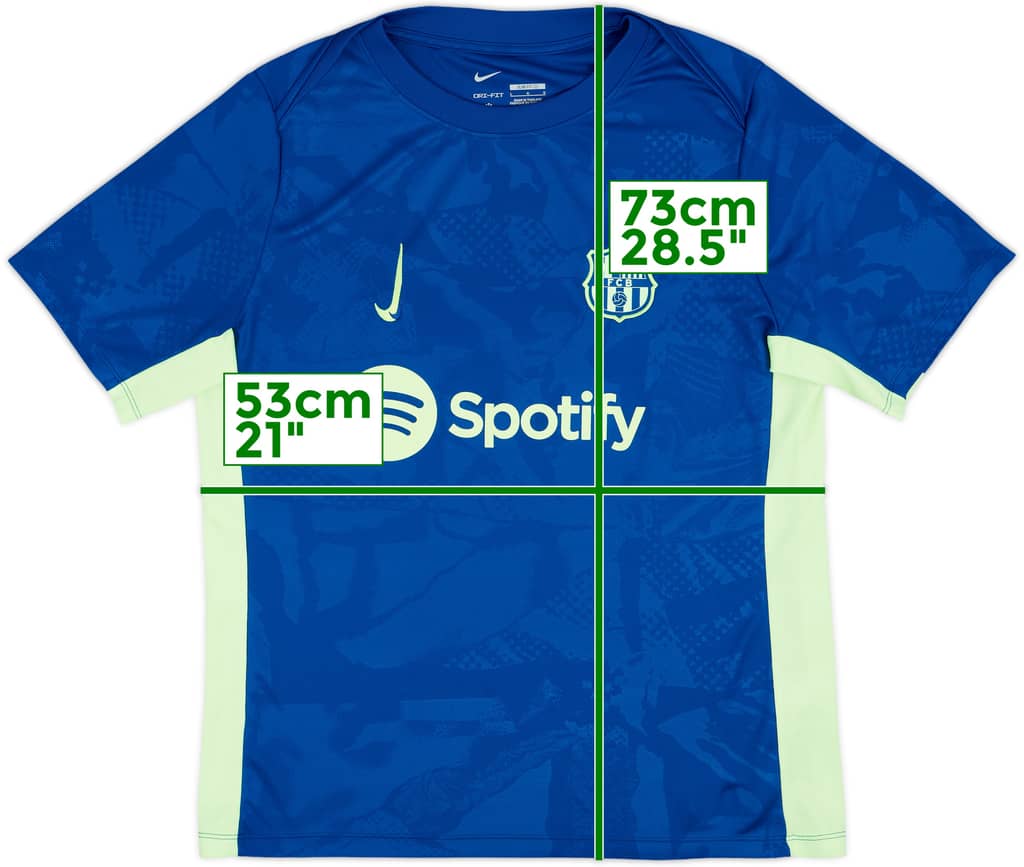 2024-25 Barcelona Nike Training Shirt - 9/10 - (L)