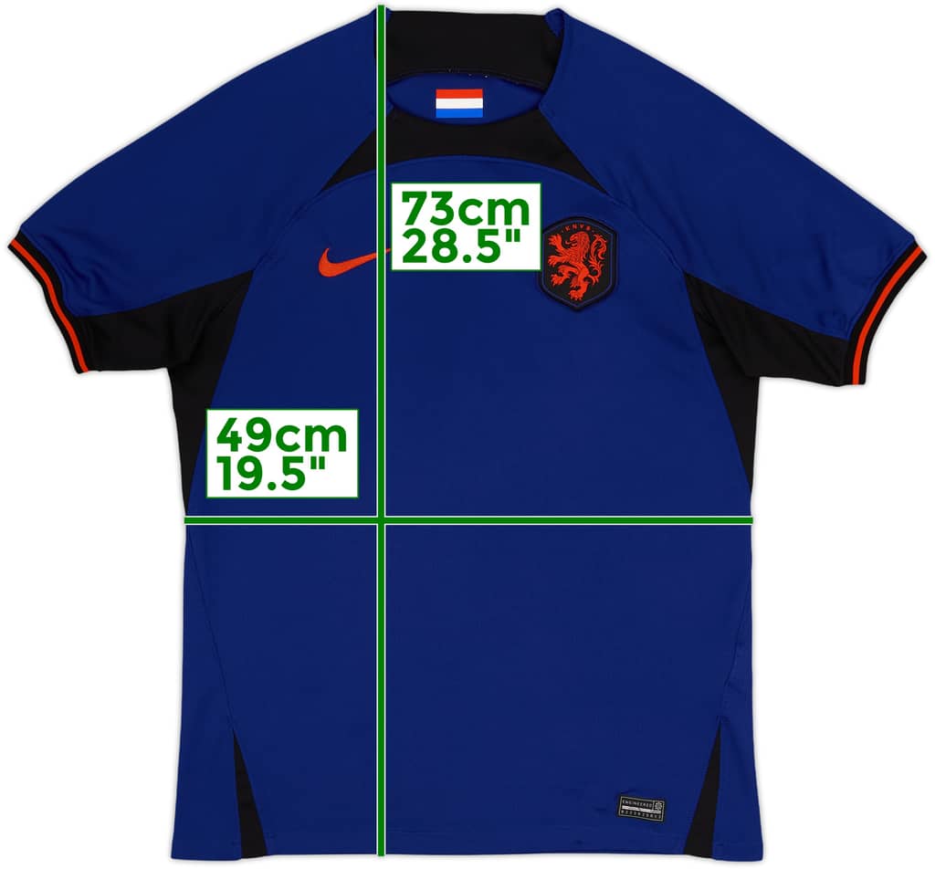 2022-23 Países Bajos Camiseta Visitante - 10/10 - (M)