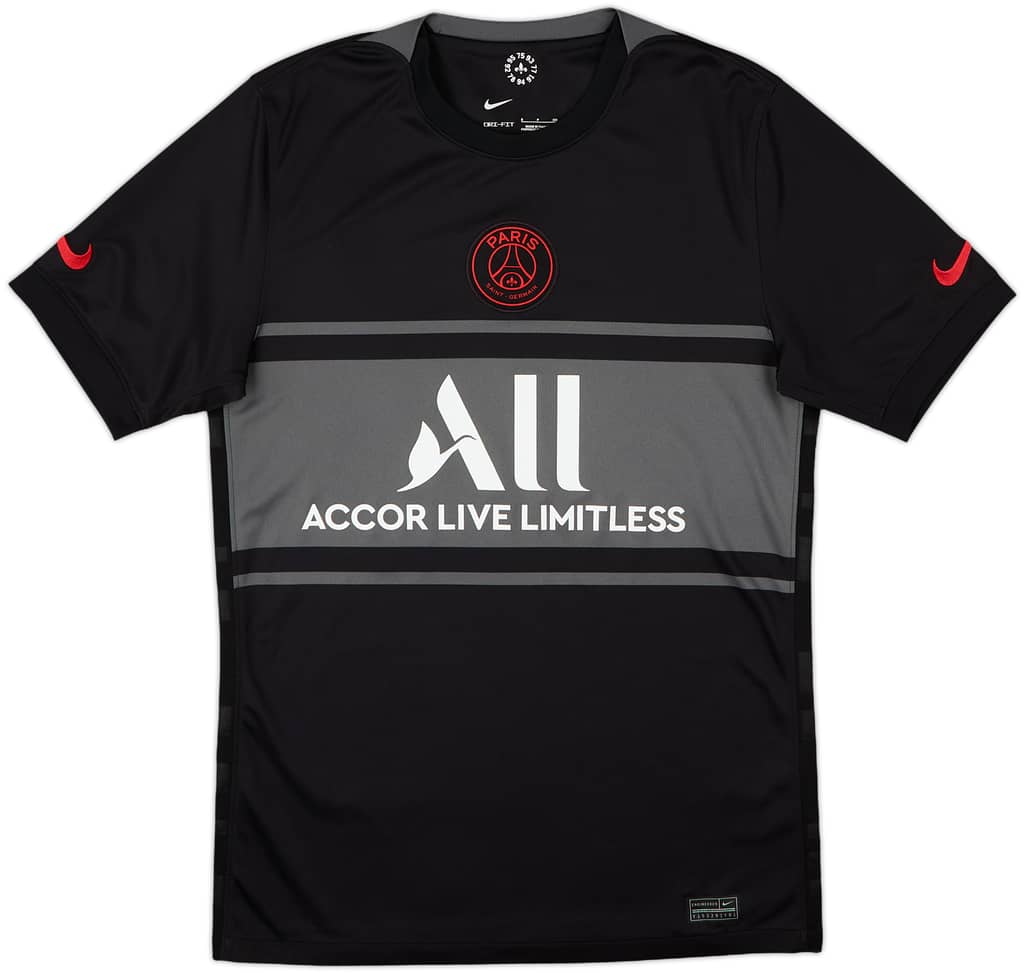 2021-22 Paris Saint-Germain Third Shirt - 8/10 - (S)