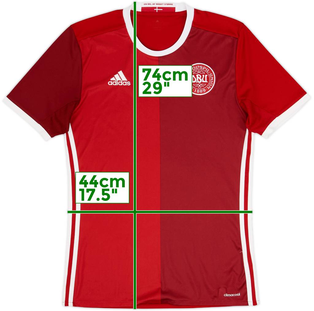 2015-16 Denmark Home Shirt - 8/10 - (L)