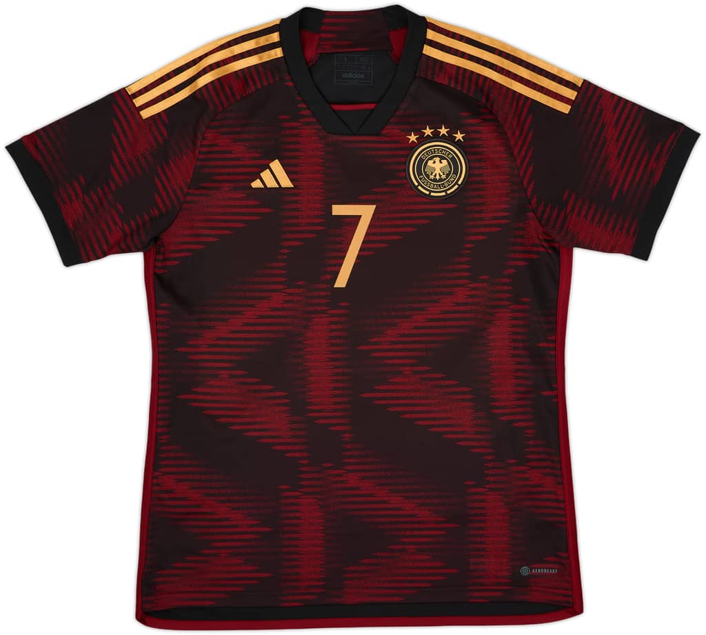 2022-23 Germany Away Shirt Havertz #7 - 8/10 - (S)