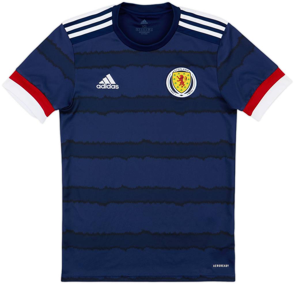2020-22 Scotland Home Shirt - 7/10 - (XS)
