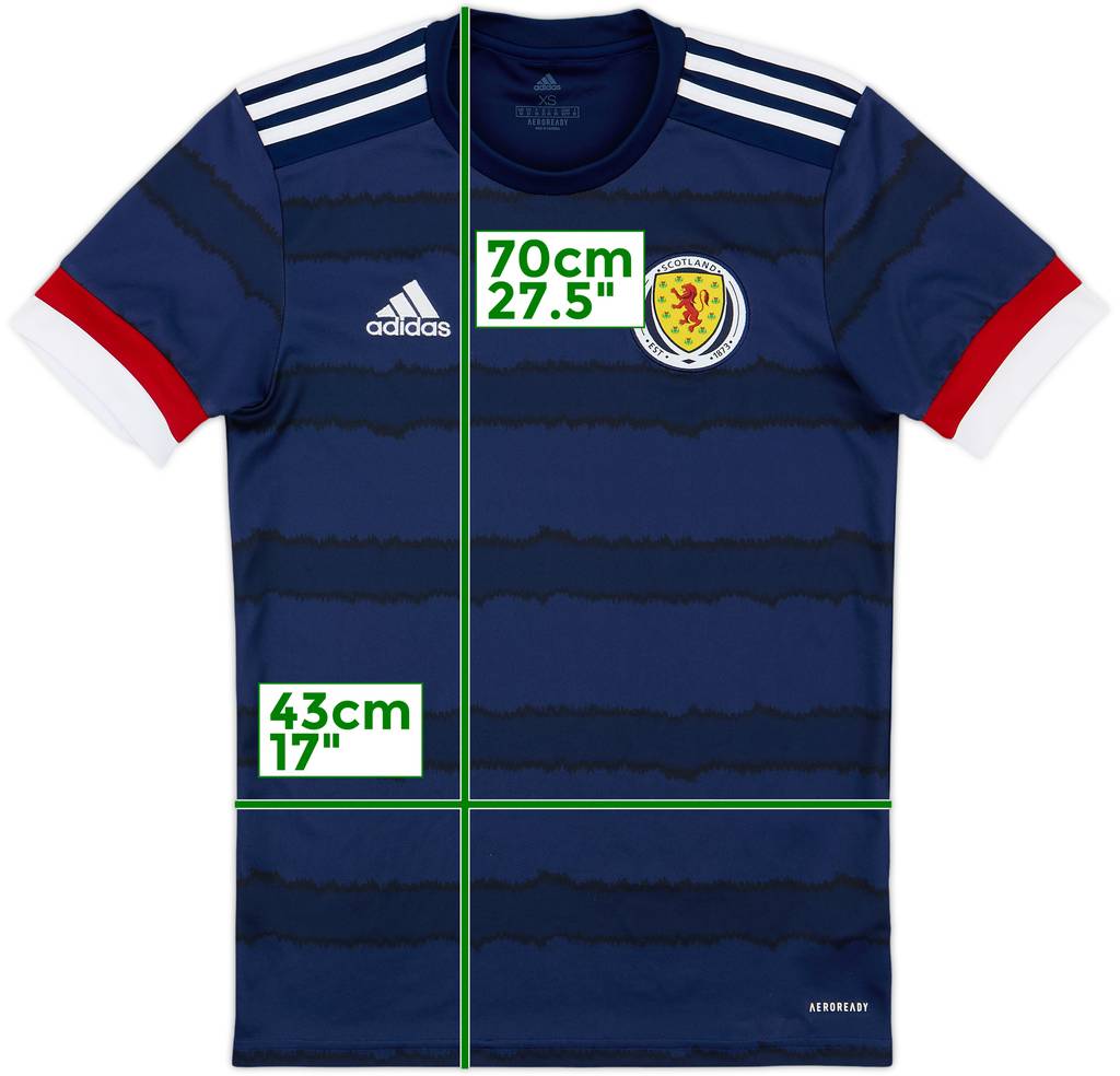 2020-22 Scotland Home Shirt - 7/10 - (XS)