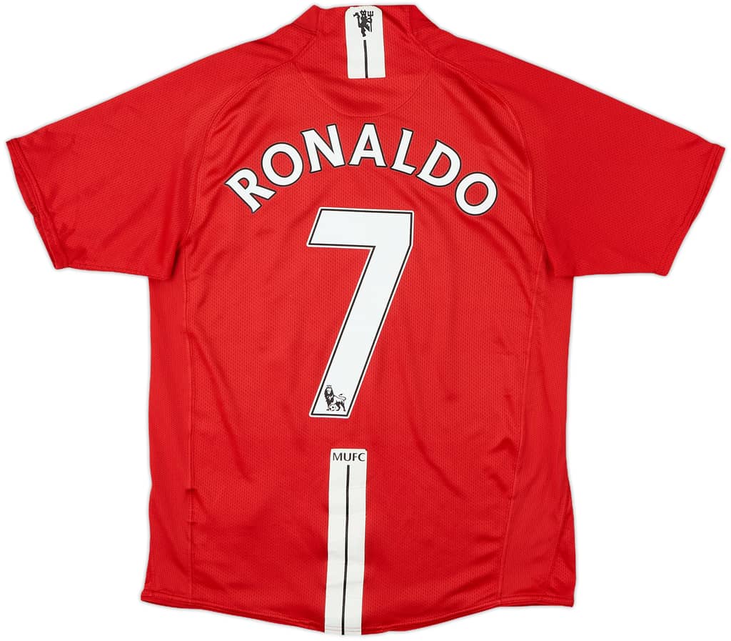2007-09 Manchester United Home Shirt Ronaldo #7 - 6/10 - (S)