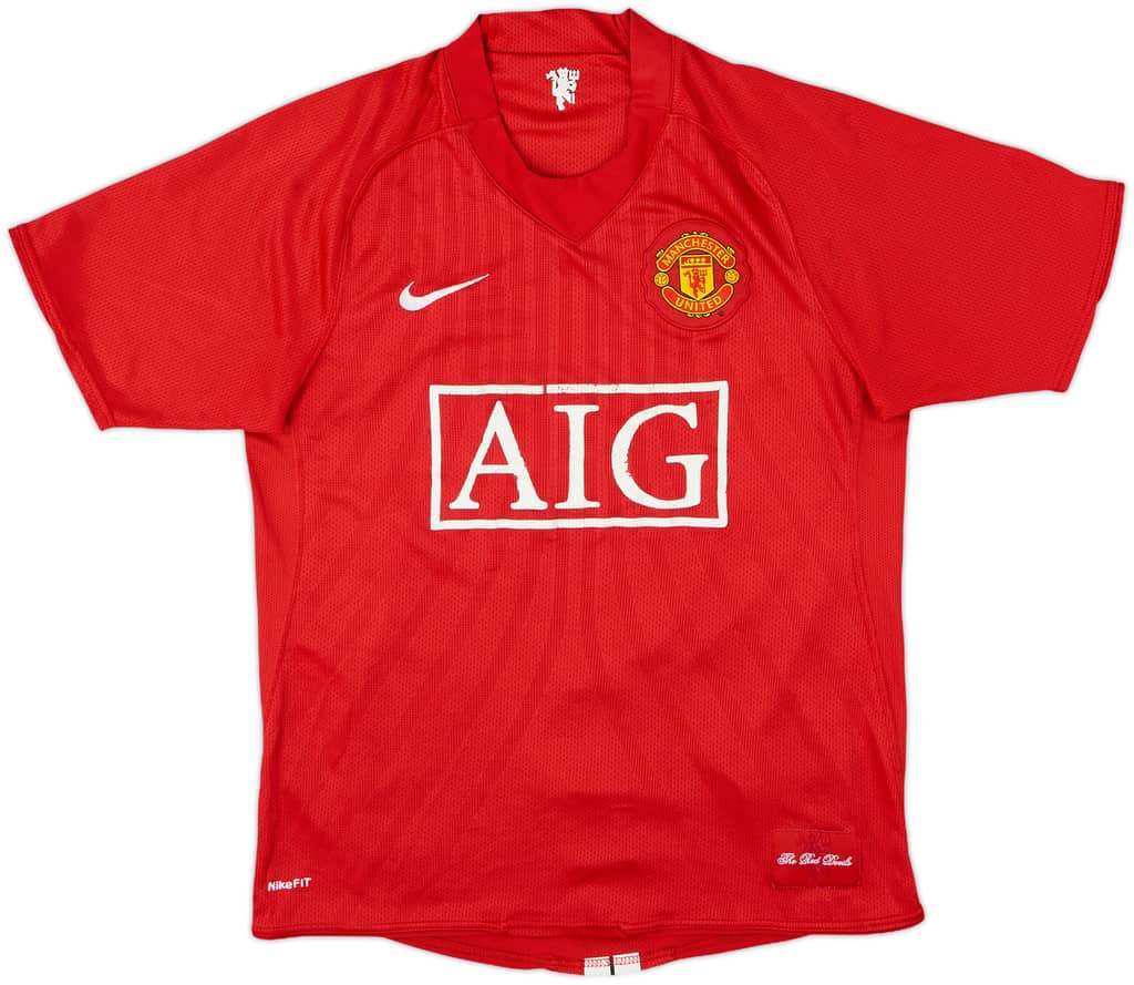 2007-09 Manchester United Home Shirt Ronaldo #7 - 6/10 - (S)