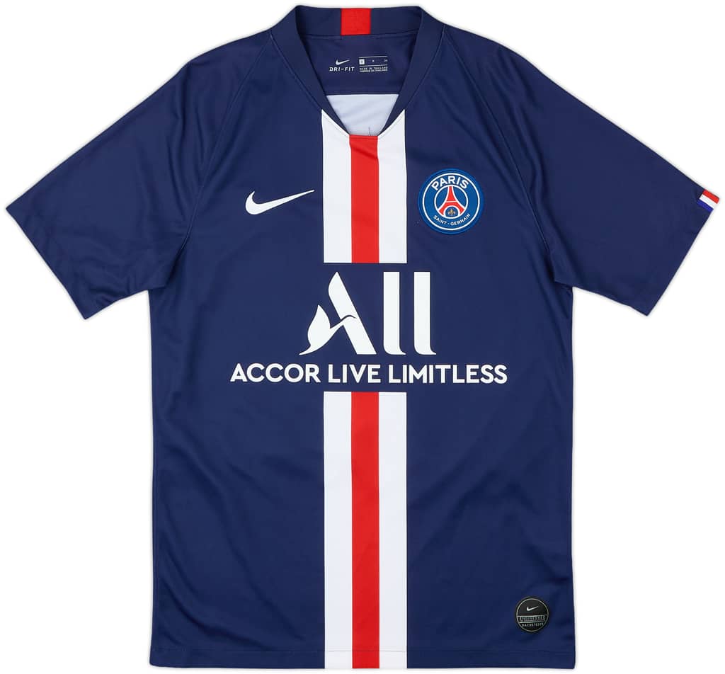 2019-20 Paris Saint-Germain Home Shirt Mbappe #7 - 9/10 - (S)