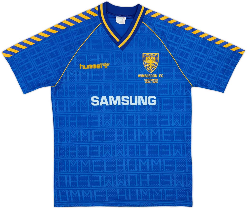 1989-90 Wimbledon Home Shirt - 9/10 - (L)