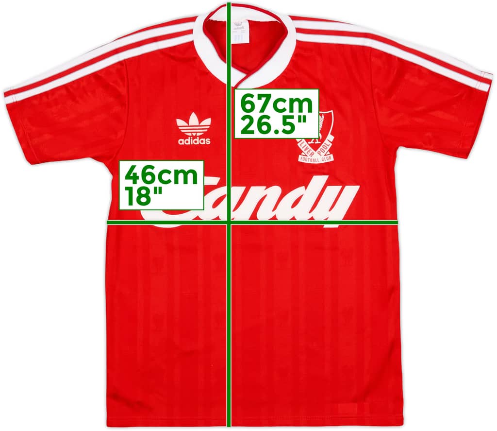 1988-89 Liverpool Home Shirt - 8/10 - (S)