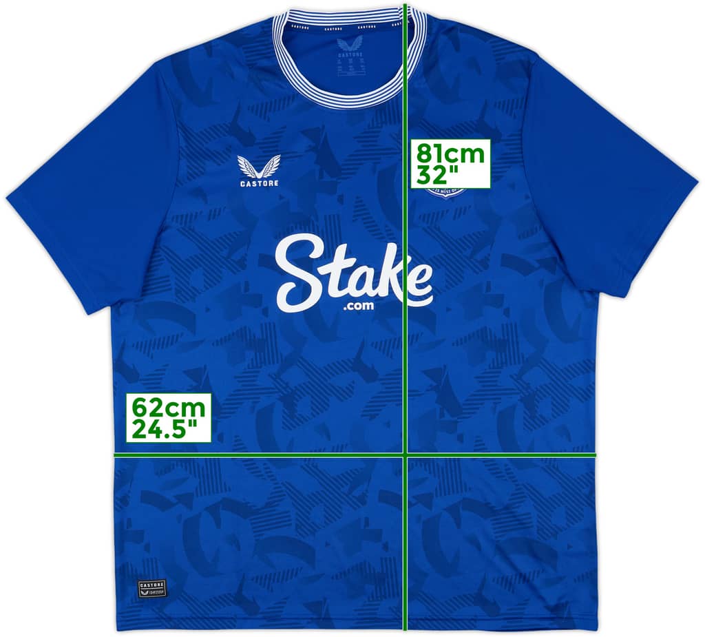 2024-25 Everton Home Shirt - 8/10 - (XXL)