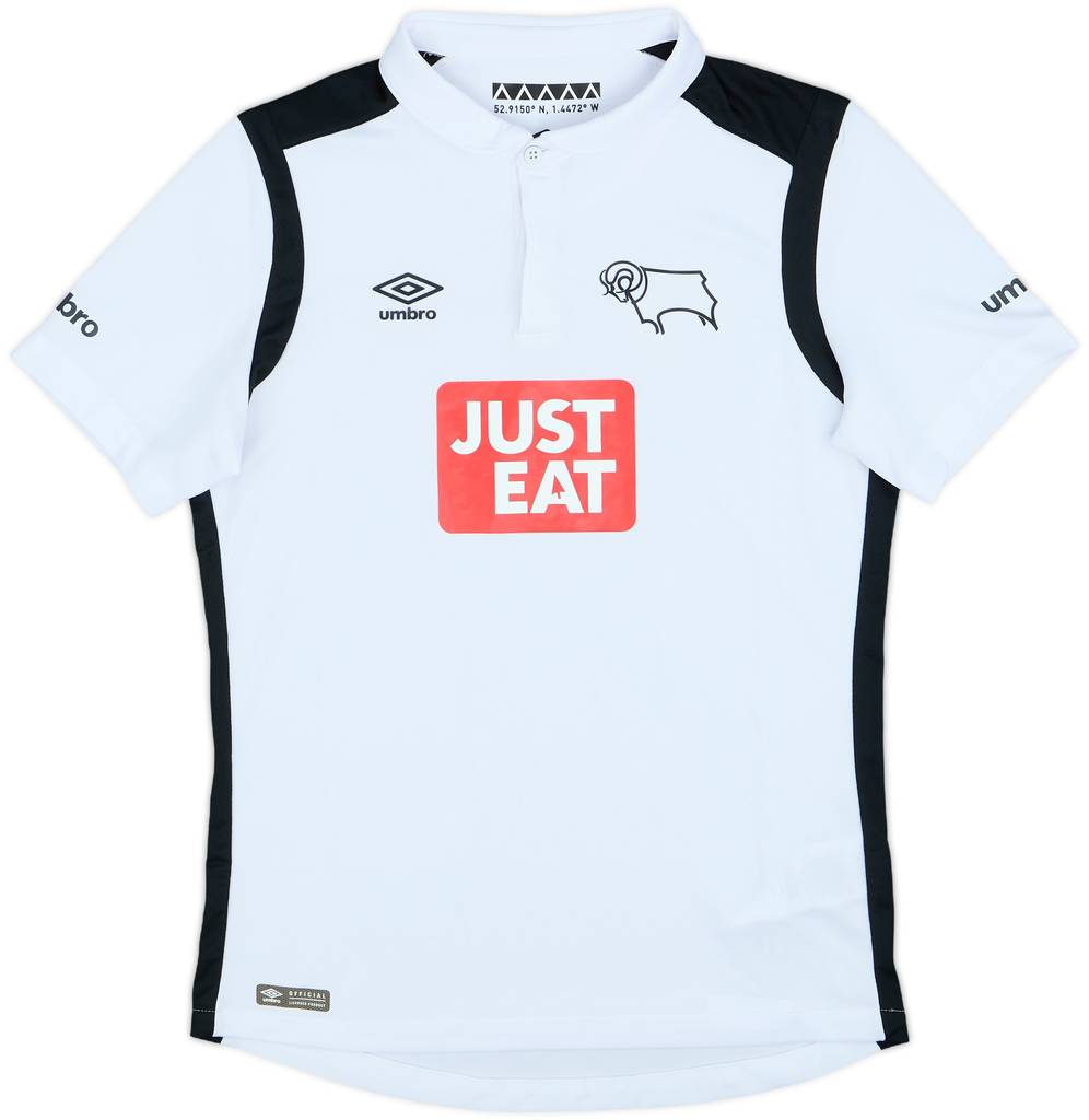 2016-17 Derby County Home Shirt - 10/10 - (XL.Boys)