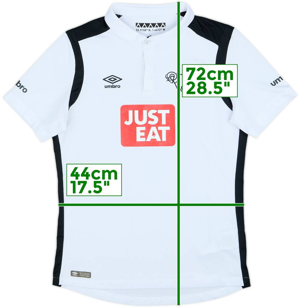 2016-17 Derby County Home Shirt - 10/10 - (XL.Boys)