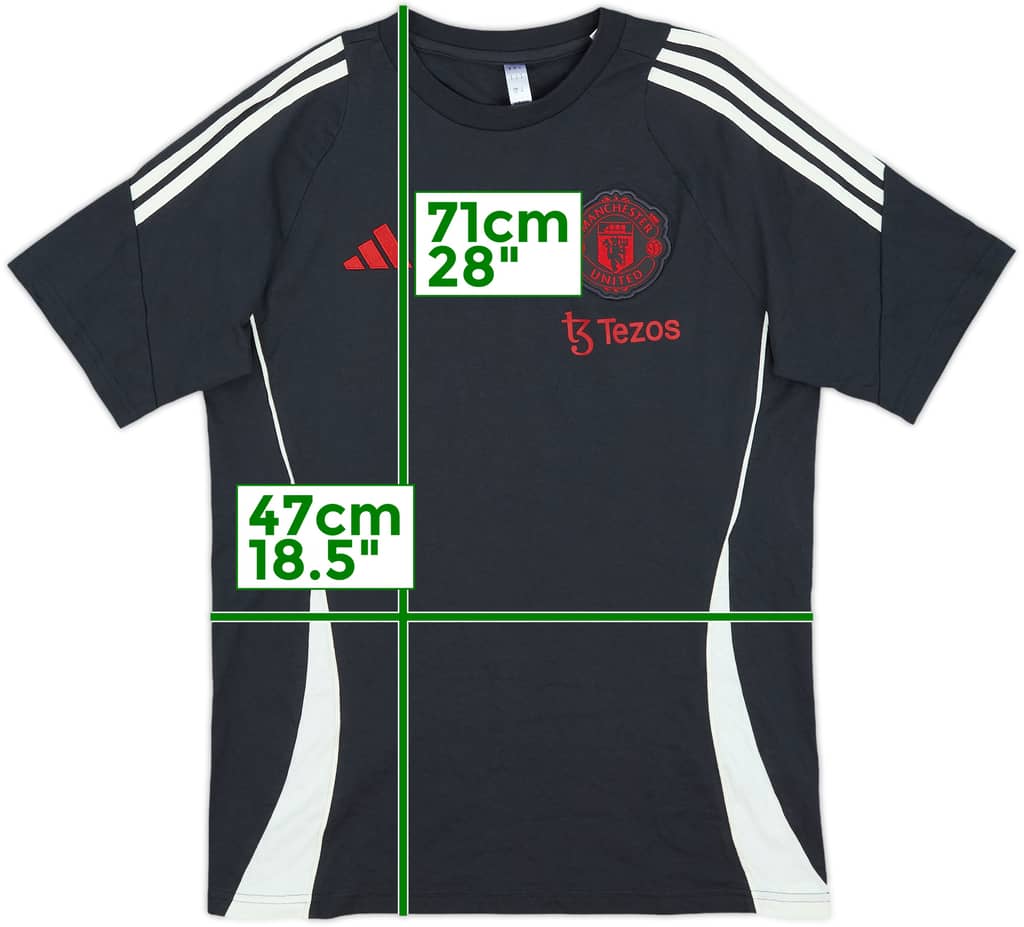 2024-25 Manchester United adidas Cotton Tee - 9/10 - (S)