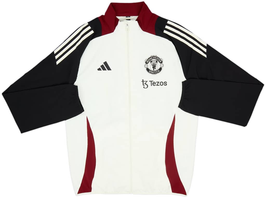 2024-25 Manchester United adidas Track Jacket - 8/10 - (S)