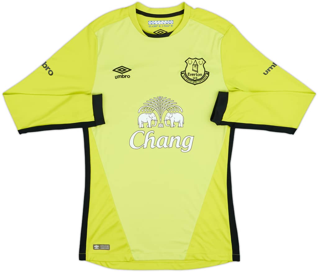 2016-17 Everton GK Shirt - 7/10 - (S)