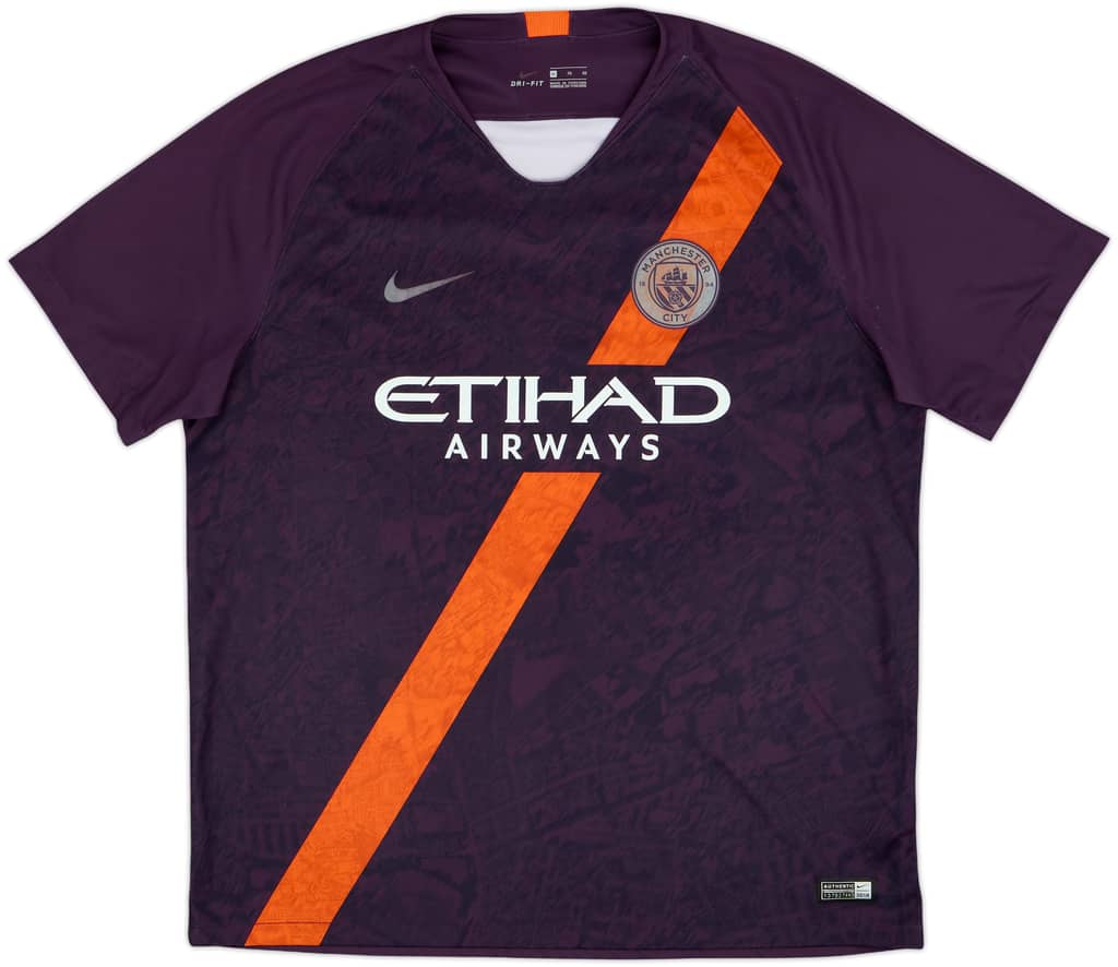 2018-19 Manchester City Third Shirt - 5/10 - (XL)
