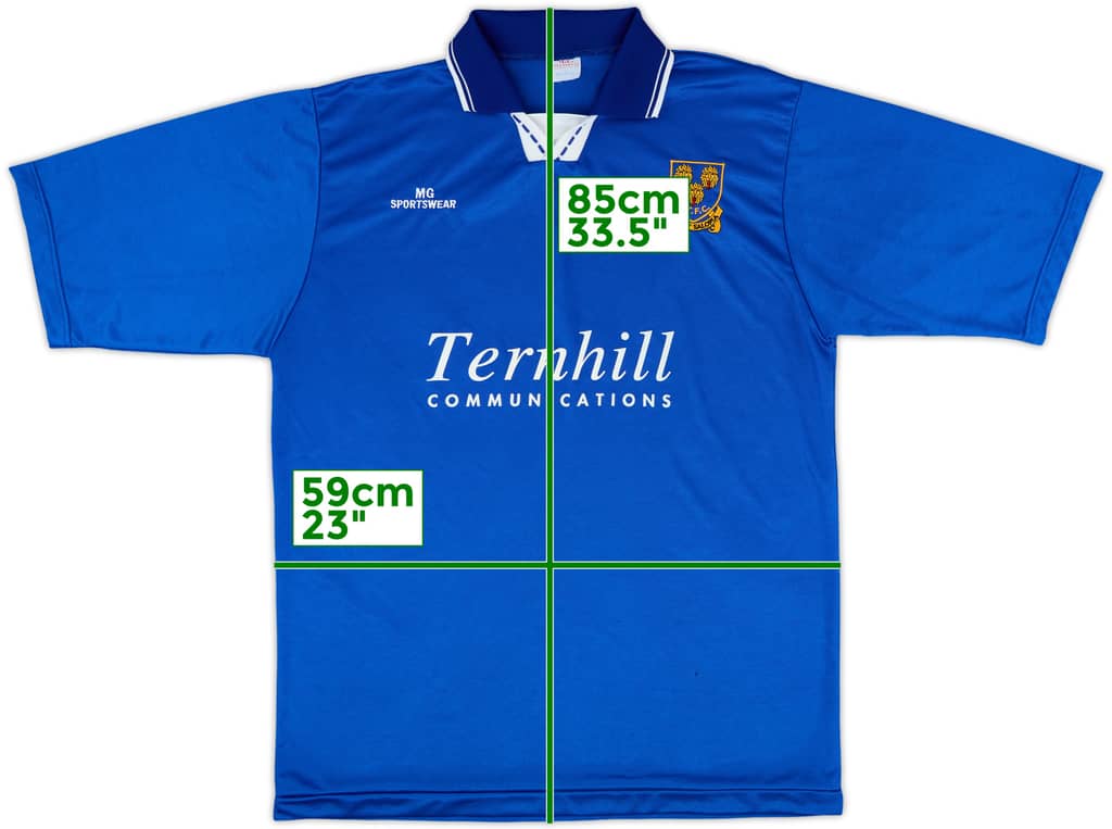 1997-98 Shrewsbury Town Home Shirt - 6/10 - (L)