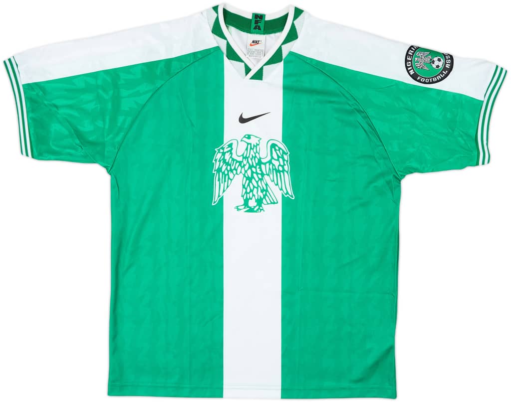 1996-98 Nigeria Player Issue Nike Training Shirt - 10/10 - (L)