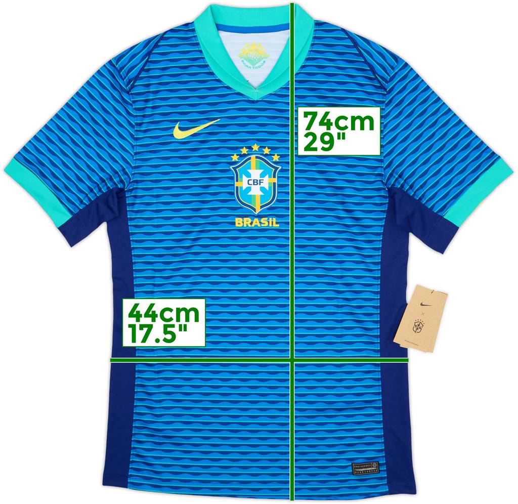 2024-25 Brazil Away Shirt (S)
