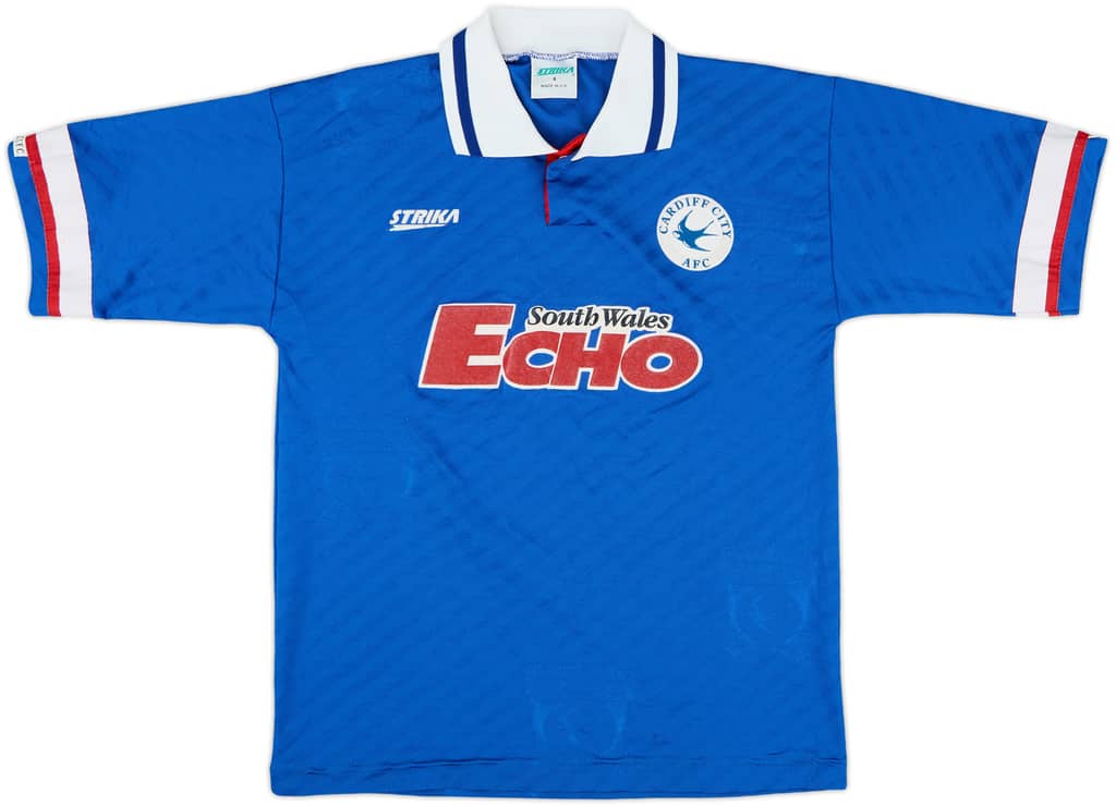 1994-95 Cardiff Home Shirt - 8/10 - (S)