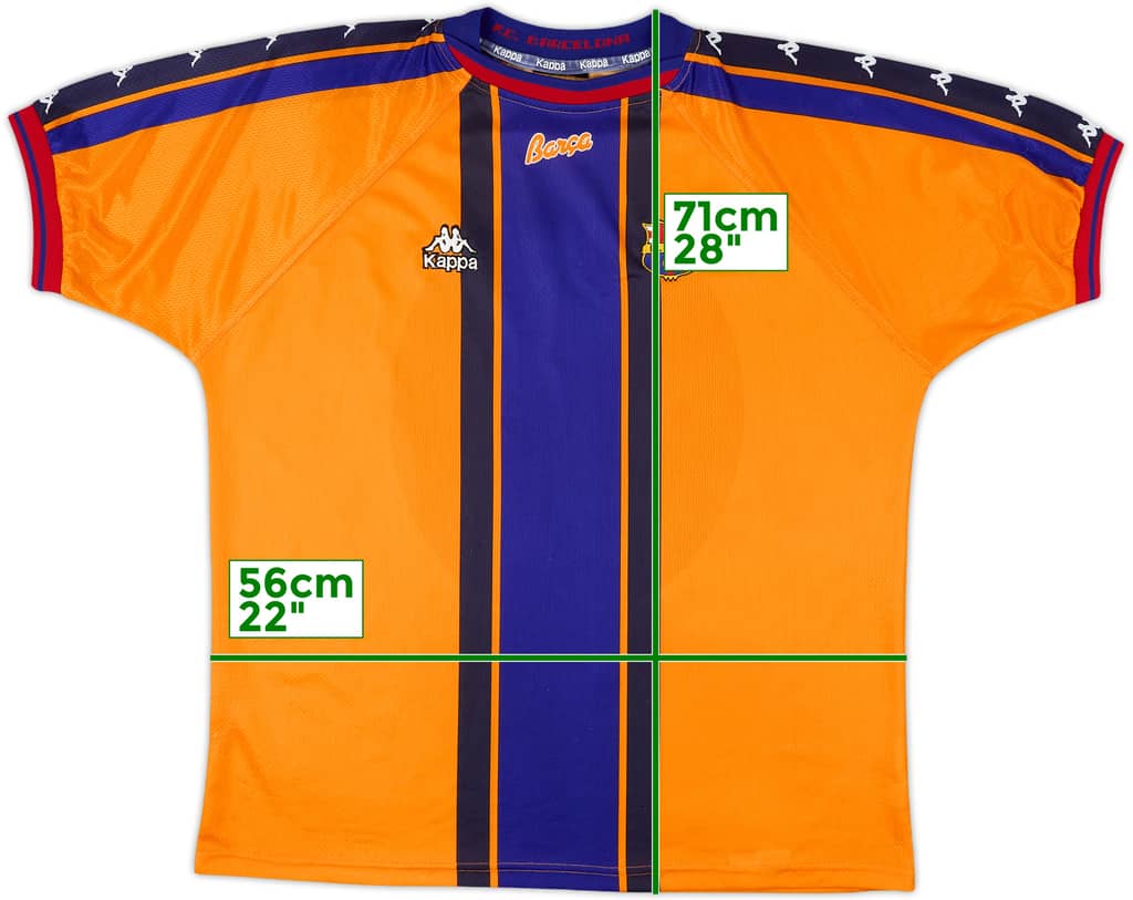 1997-98 Barcelona Away Shirt - 8/10 - (XXL)