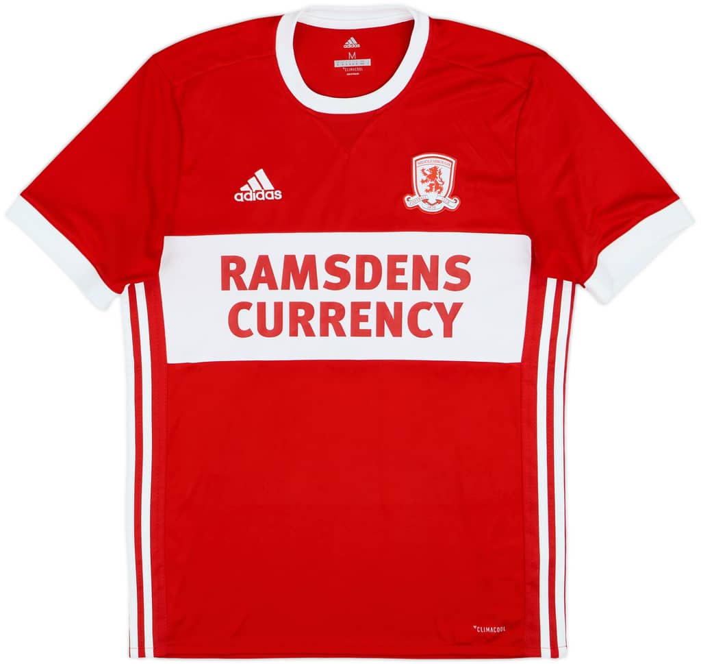 2017-18 Middlesbrough Home Shirt - 9/10 - (M)