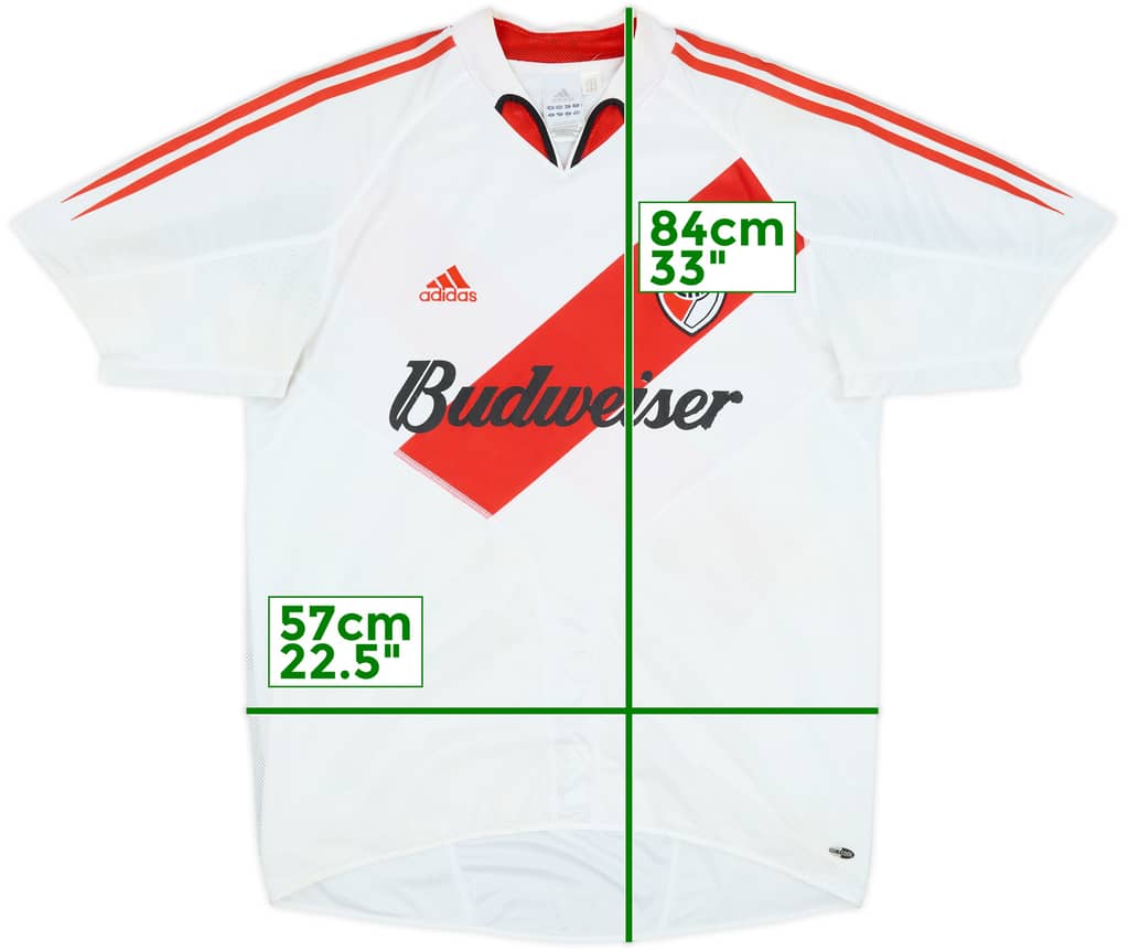 2004-05 River Plate Home Shirt - 5/10 - (L)