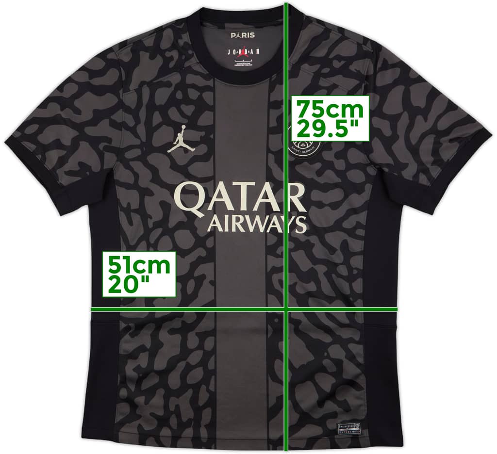 2023-24 Paris Saint-Germain Third Shirt - 8/10 - (L)