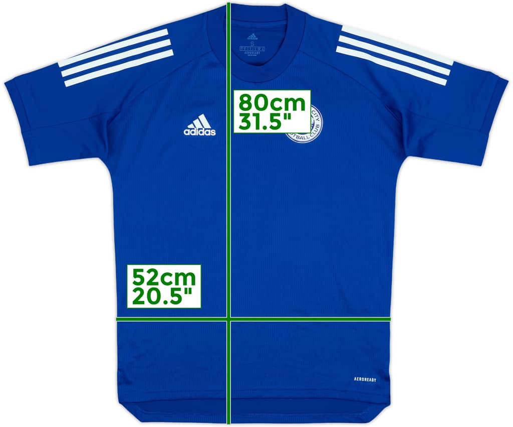 2020-21 Leicester City adidas Training Shirt - 10/10 - (S)