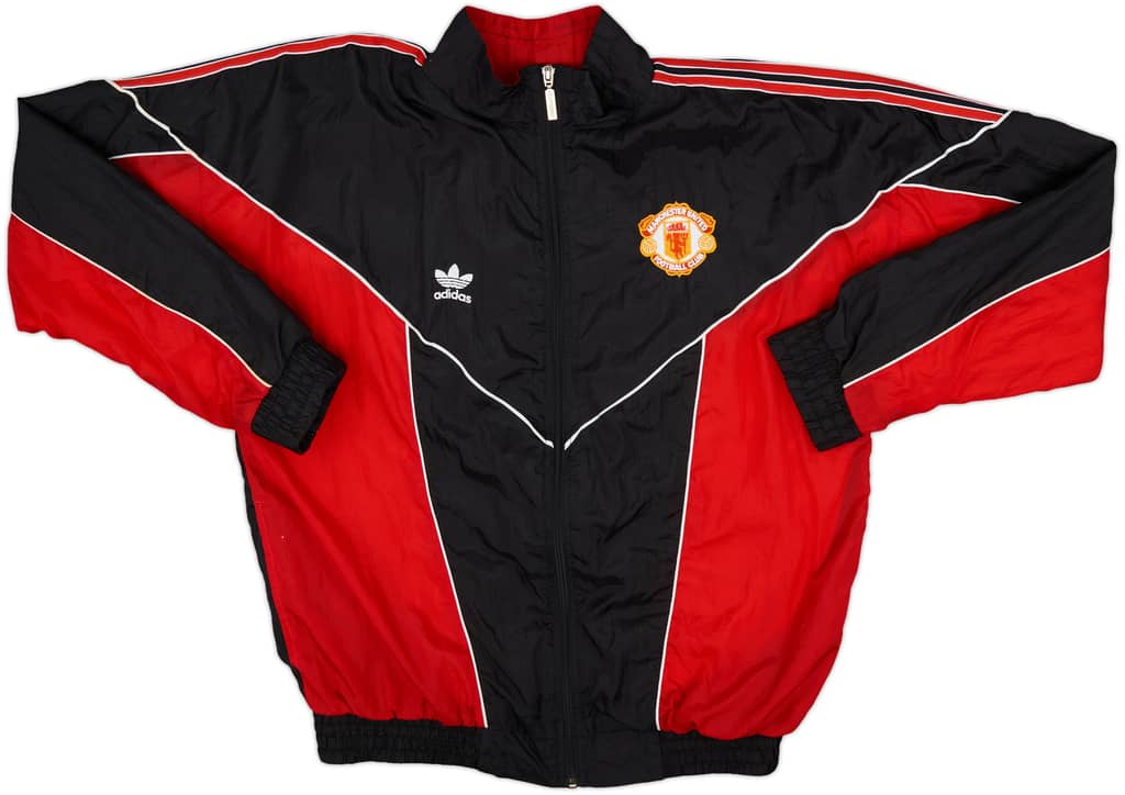 1988-90 Manchester United adidas Track Jacket - 9/10 - (M)