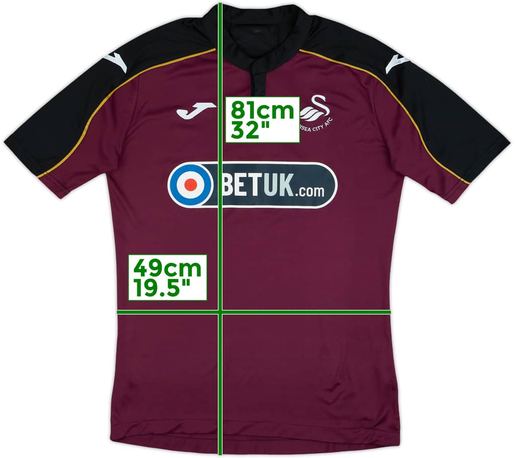 2018-19 Swansea Third Shirt - 8/10 - (S)