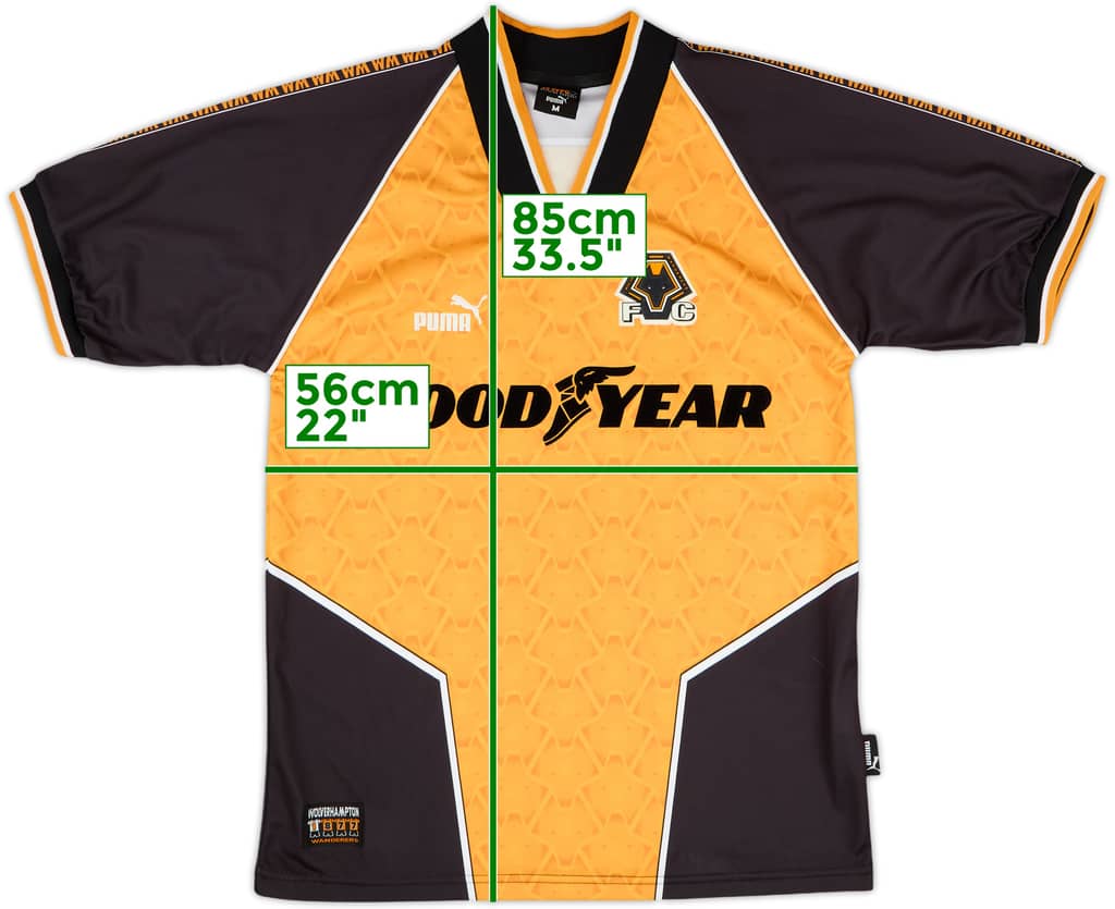 1996-98 Wolves Home Shirt - 10/10 - (M)