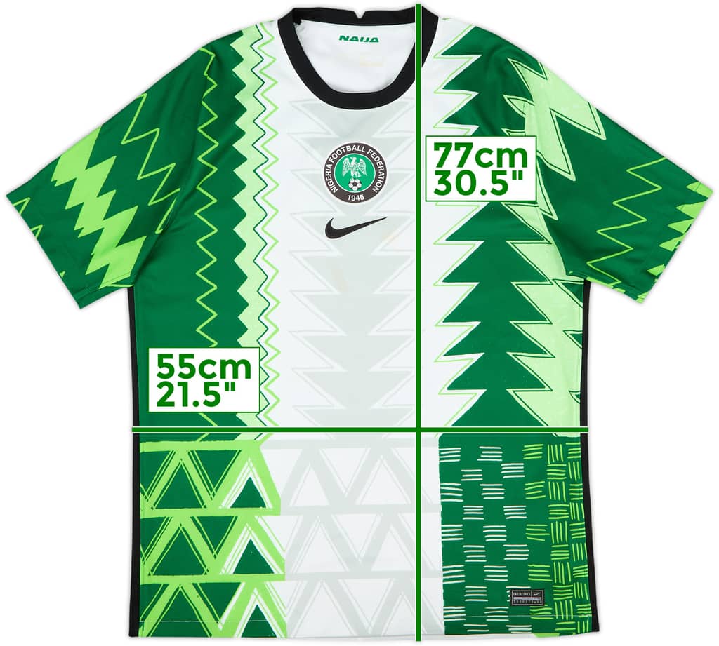 2020-21 Nigeria Home Shirt - 8/10 - (L)