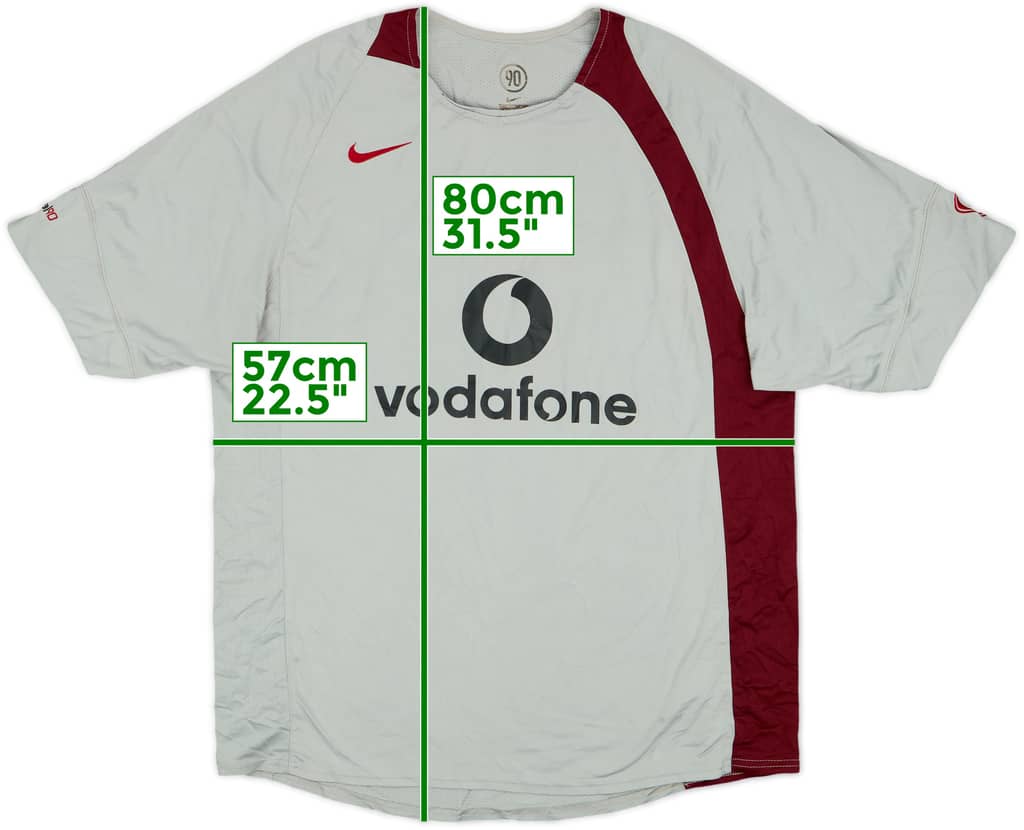 2005-06 Manchester United Nike Training Shirt - 7/10 - (L)