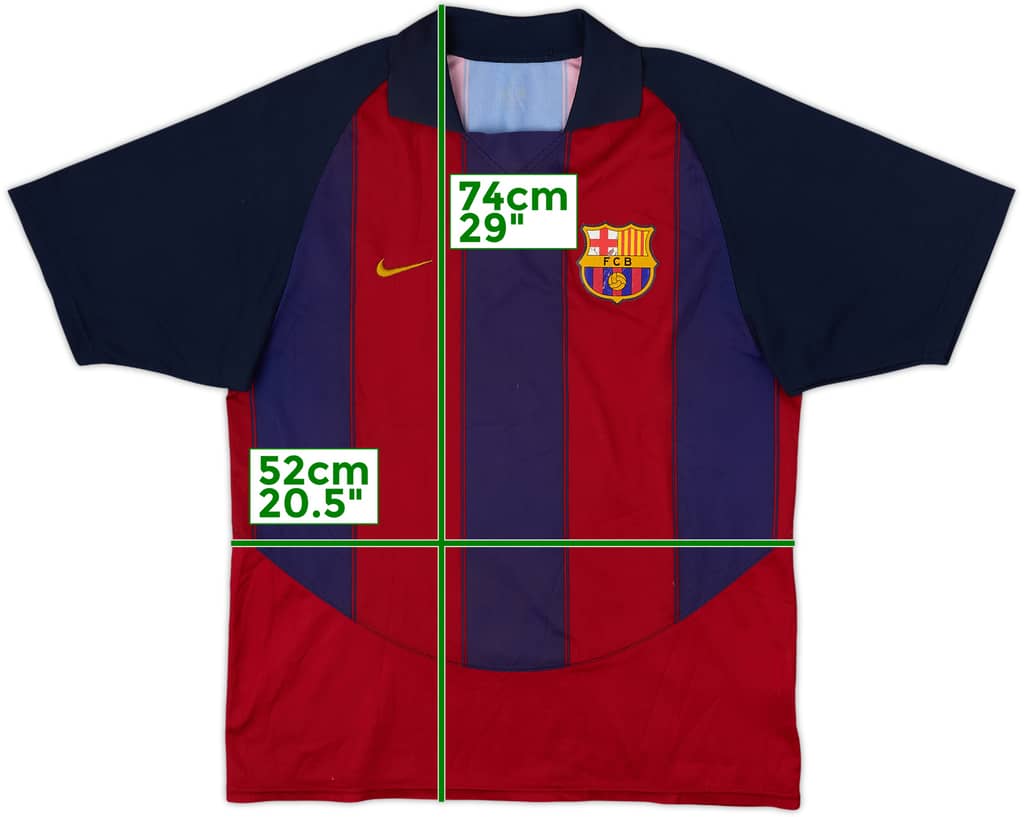 2003-04 Barcelona Basic Home Shirt - 5/10 - (M)