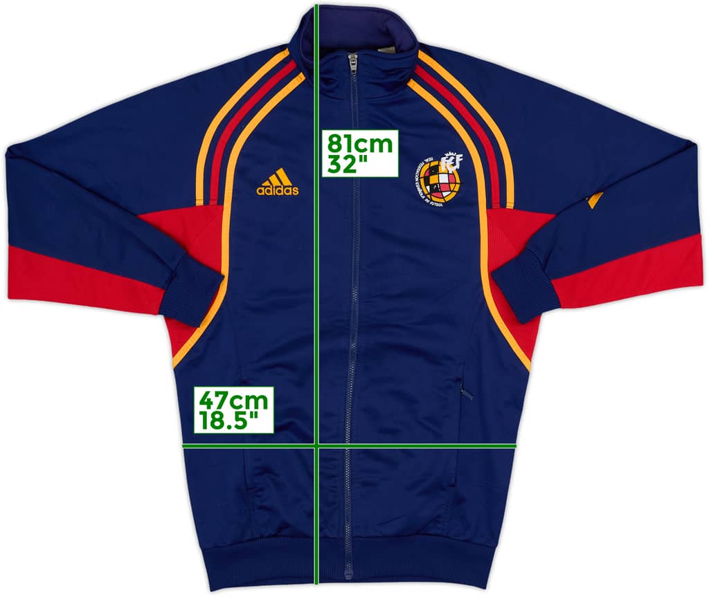 2000-02 Spain adidas Track Jacket - 7/10 - (XL.Boys)