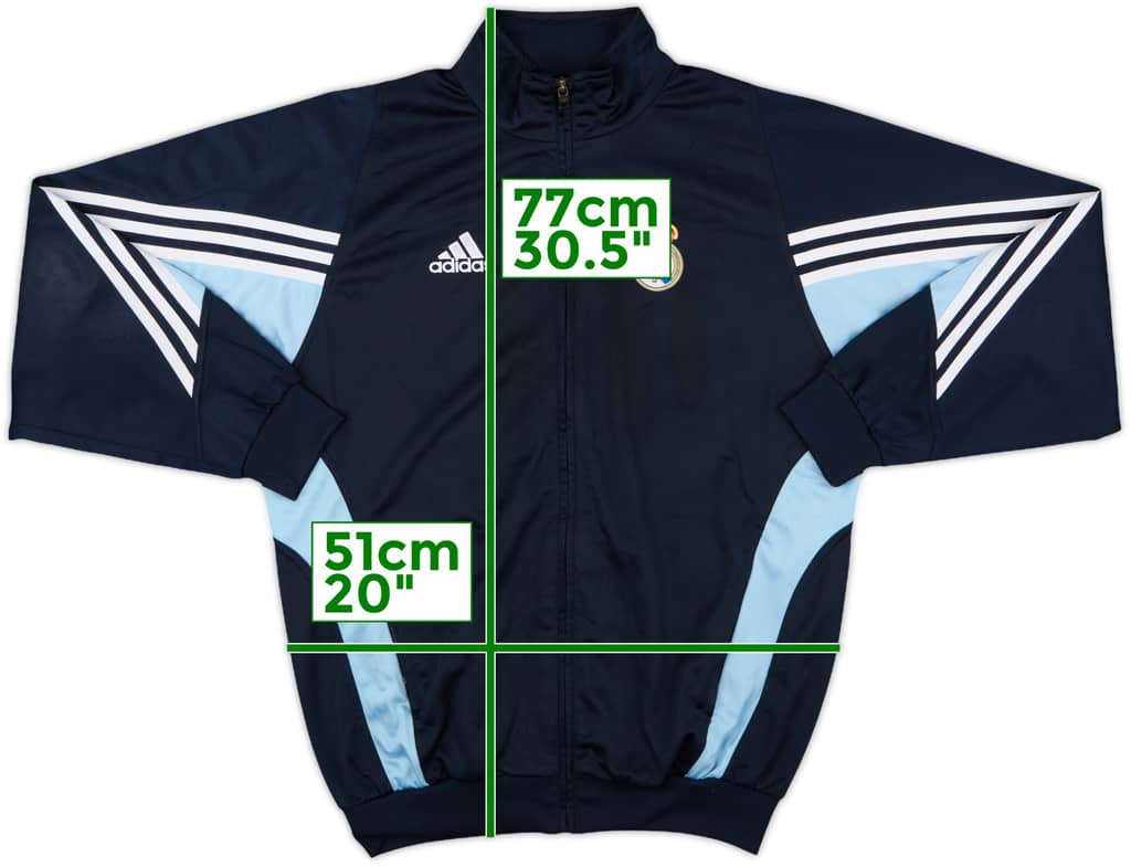 2003-04 Real Madrid adidas Track Jacket - 8/10 - (M)